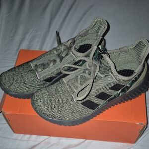 Adidas Men's Olive and Black Sneakers